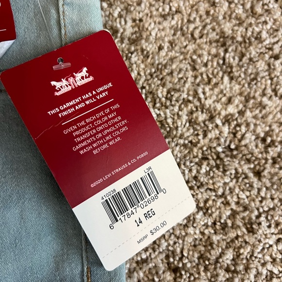 Girls Levi’s Pull on flex skinny jeans - size 14 - Picture 3 of 4
